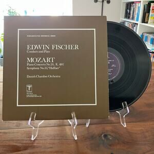 Edwin Fischer Mozart Piano Concerto Nos. 24 & 35 LP 1978 Turnabout THS 65123